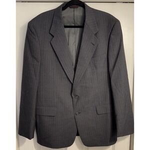 HART SCHAFFNER MARX Blazer Men's 44R‎ Gray Pinstripe Australian Wool